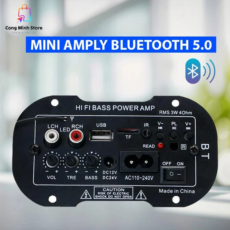 ZY-05 Bo mạch tích hợp loa bluetooth 5.0 nghe nhạc HIFI chuyên dùng đóng loa công suất trung bình nhỏ chỉnh âm thanh chuyên nghiệp Phụ Kiện