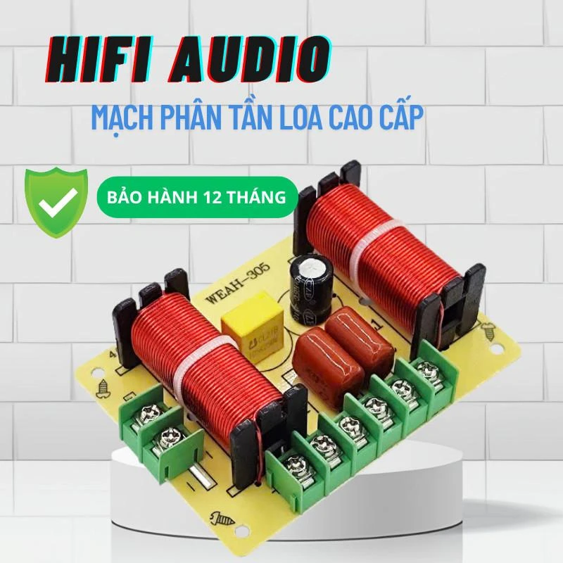WEAH-305 mạch phân tần 3 đường tiếng HIFI stereo bass treble mid công suất 150w âm thanh nổi
